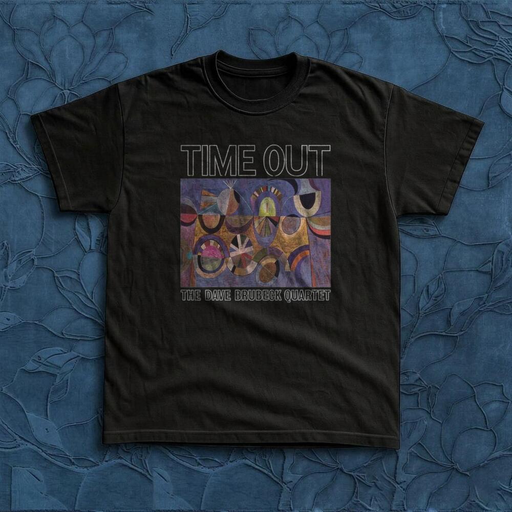 The Dave Brubeck Quartet Time Out Album Art Black Tee